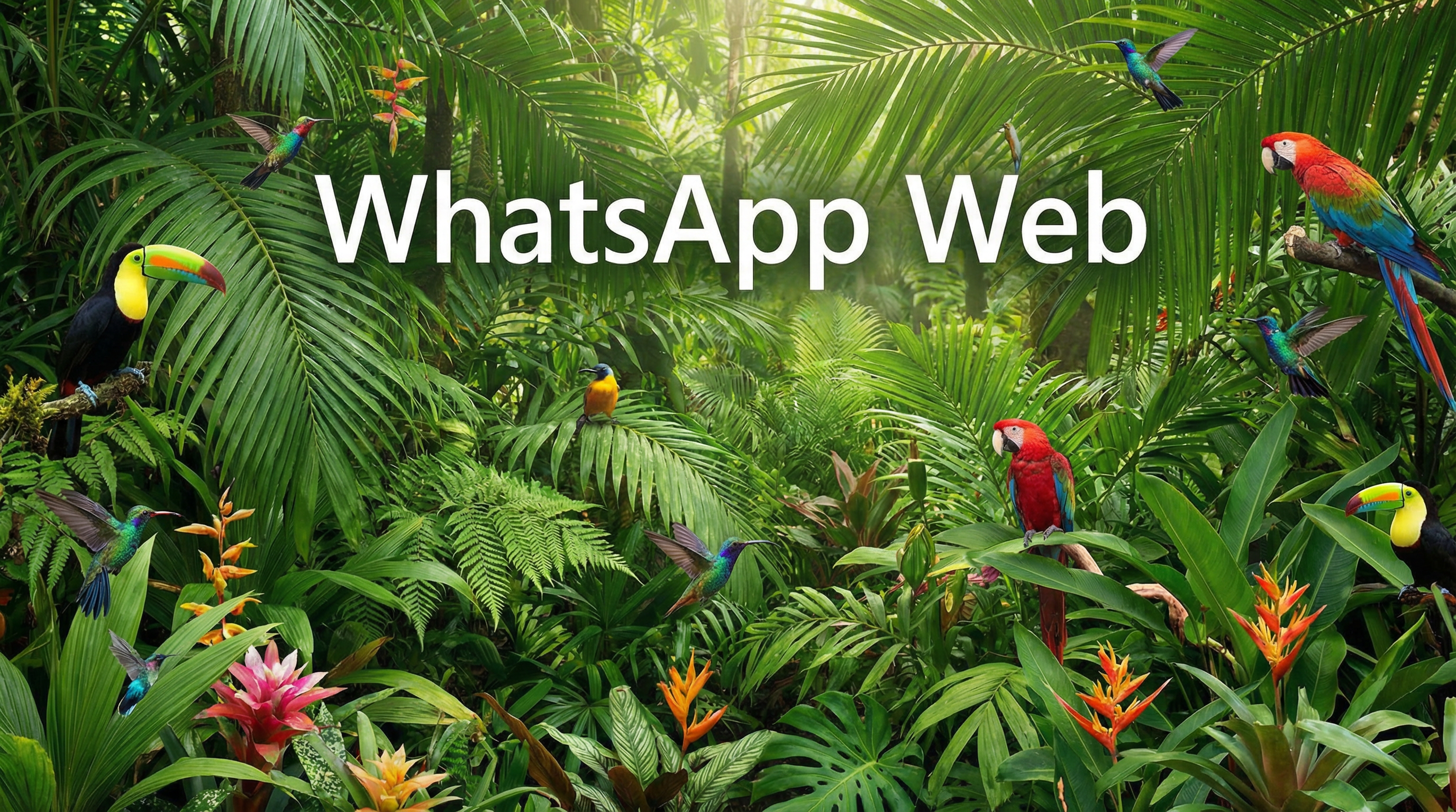 whatsapp网页版 热带雨林 - WhatsApp 网页版